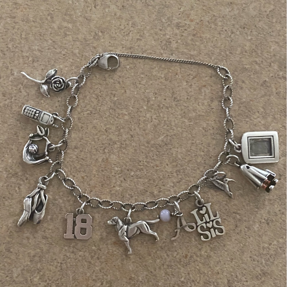 JA Charm Bracelet